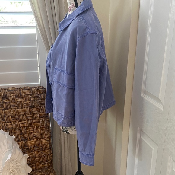 Aerie Oversized Purple-Blue Shacket | Small Petite NWT - Picture 3 of 9